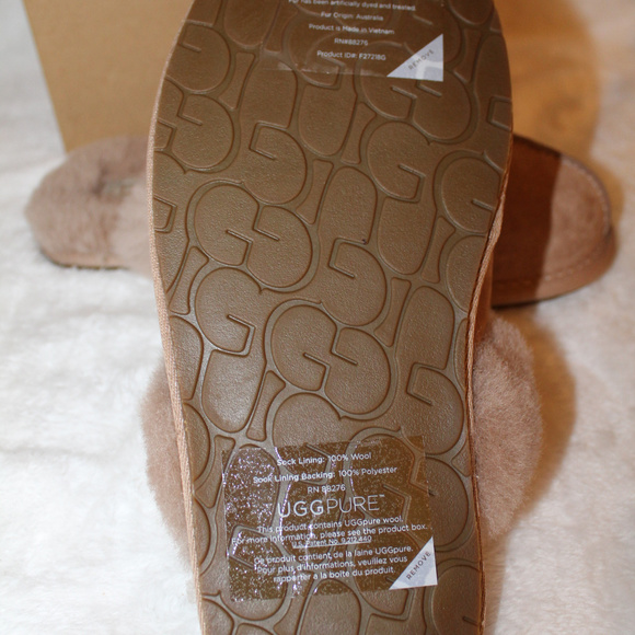 UGG SCUFFETTE II SUEDE WATER RESISTANT SLIPPERS - Picture 3 of 7